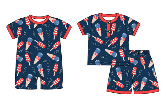 26.1.23 custom each style moq 5 eta 6-8week Sibling Sister baby boy short sleeve shorts sets and romper match design