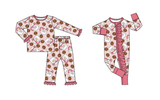 25.8.5 custom each style moq 5eta 4-6week Sibling Sister Christmas baby girl long sleeve pants sets and rompers match family design