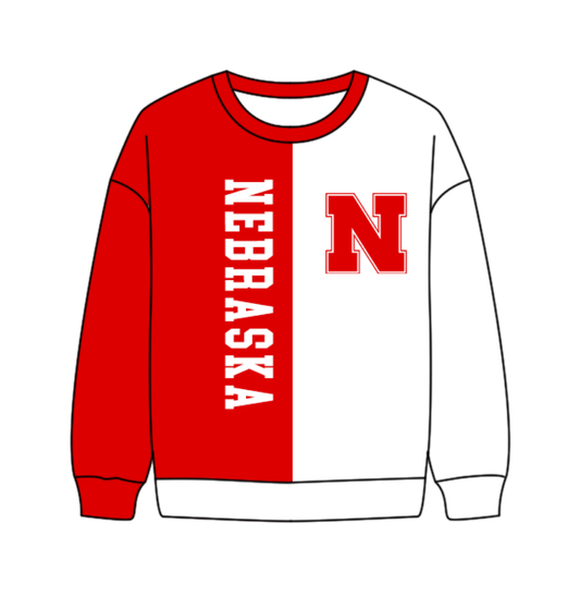 10.4-5-Custom moq 8 mix size milk silk summer team baby boys clothes white and red long sleeve top-25.10.9