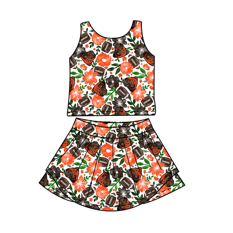 Custom moq 5 mix size milk silk summer teams Baby Girl Sleeveless Top And Shorts Set Sleeveless Skirt Set Yoga Dress Romper
