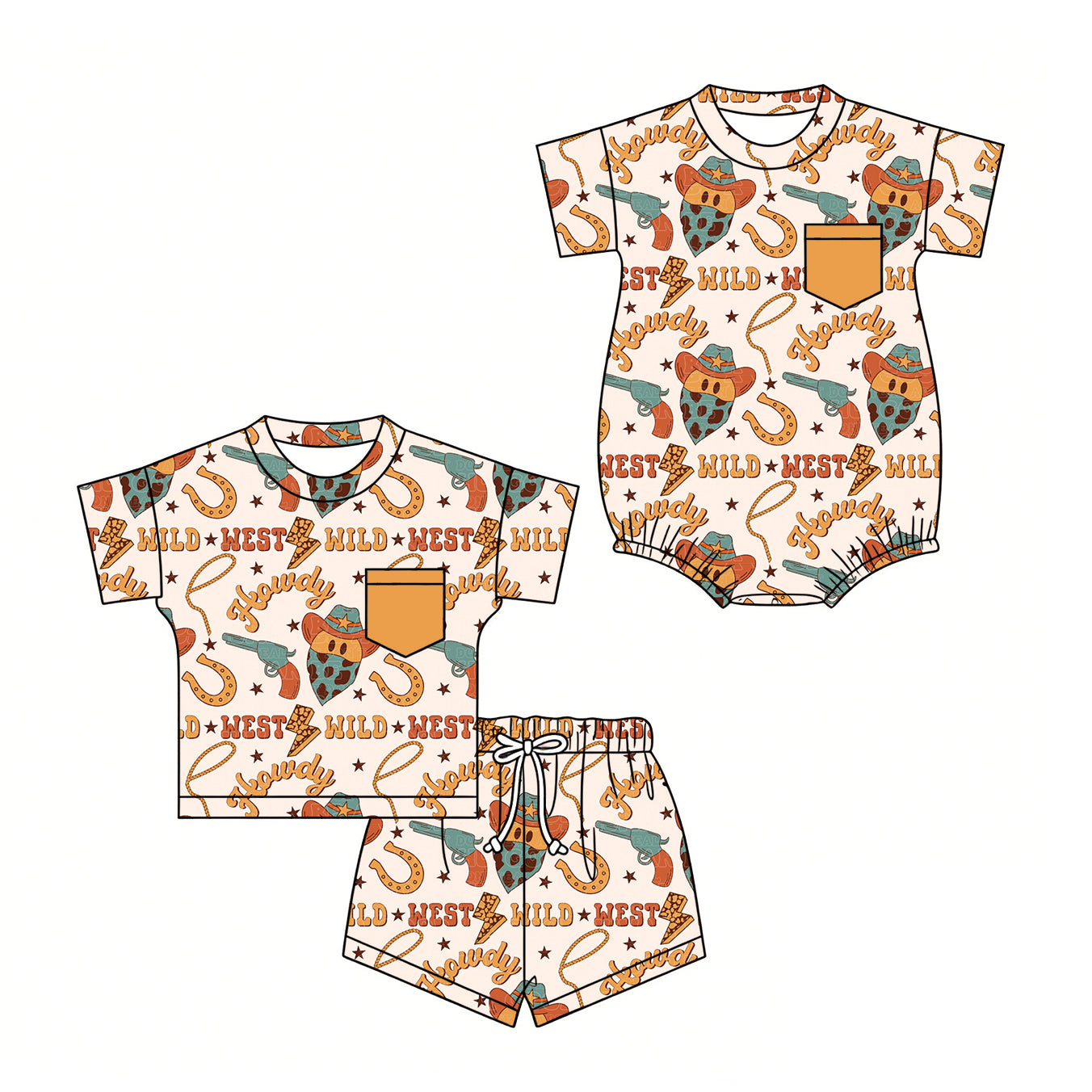 3.6 Custom moq 5 mix size Sibling Baby Boys Romper Short-Sleeved Top And Shorts Set Summer Outfit