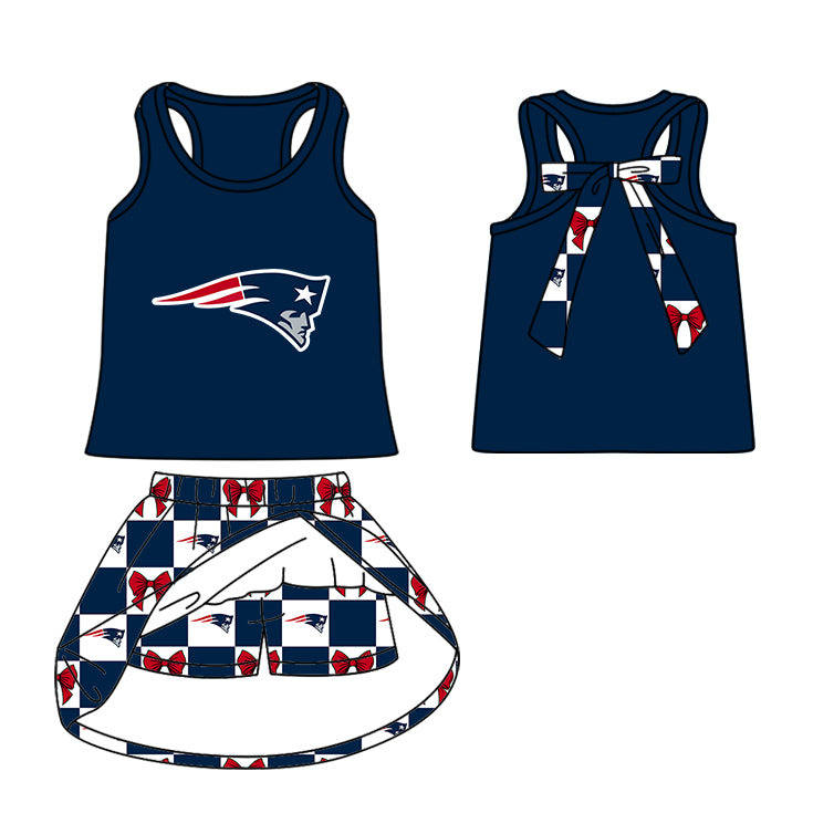 Custom moq 5 mix size milk silk summer teams Baby Girl Sleeveless Top Checked Skirts Set Dress And Shorts Yoga Outfit Boy's Short-Sleeved Polo Shirt And Romper