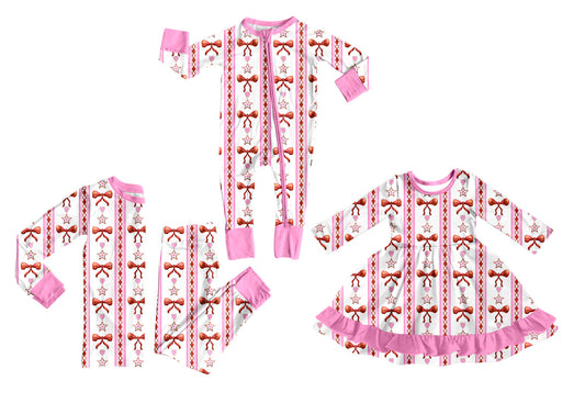 25.10.16 custom each style moq 5 eta 6-8week Sibling Sisters bow baby girl long sleeve pants sets and dress and rompers match family design