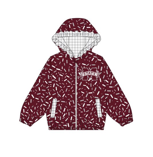 10.3-1-Custom moq 8 mix size milk silk summer team baby girls clothes brick red hooded long sleeve top-25.10.9