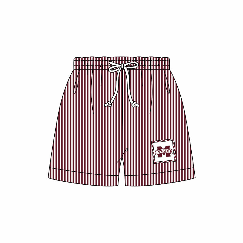 Custom moq 5 mix size milk silk summer teams baby girl boys clothes vest swimsuit and swim shorts series