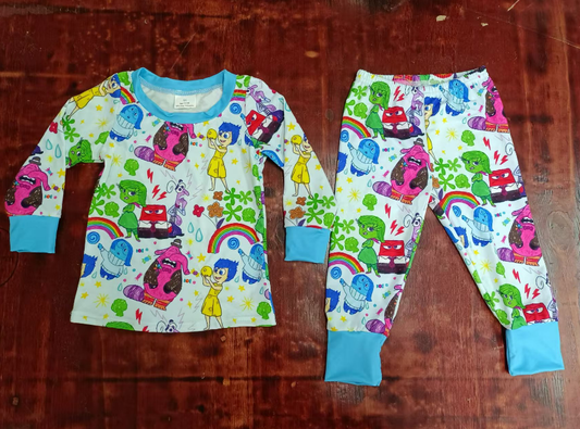Custom moq 3 eta 6-7weeks Emotional villain character blue long-sleeved suit