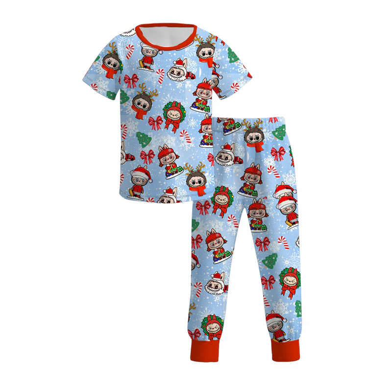 Custom moq 5 each style eta 6-7weeks baby girl clothes summer short sleeve pants sets 4 -25.7.16