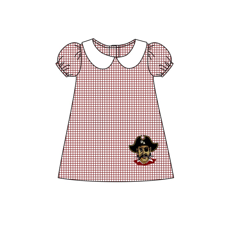Deadline December 4  custom no moq eta 6-8weeks Summer short sleeve plaid dress