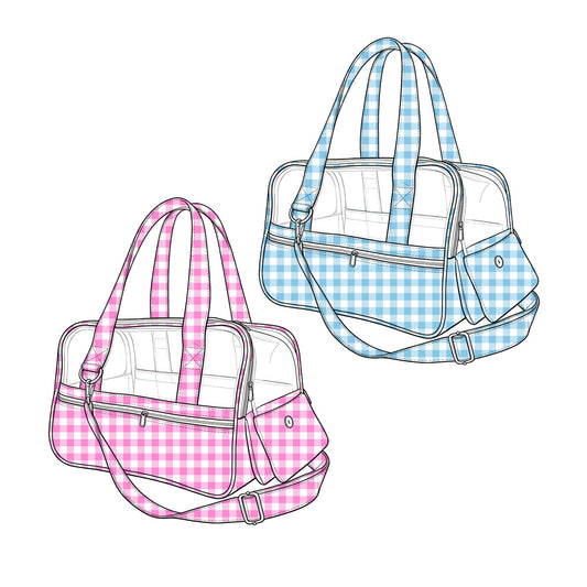 (Preorder new) No moq Baby Kids Checked Space Capsule Print Space Capsule Pet Bags Boxes