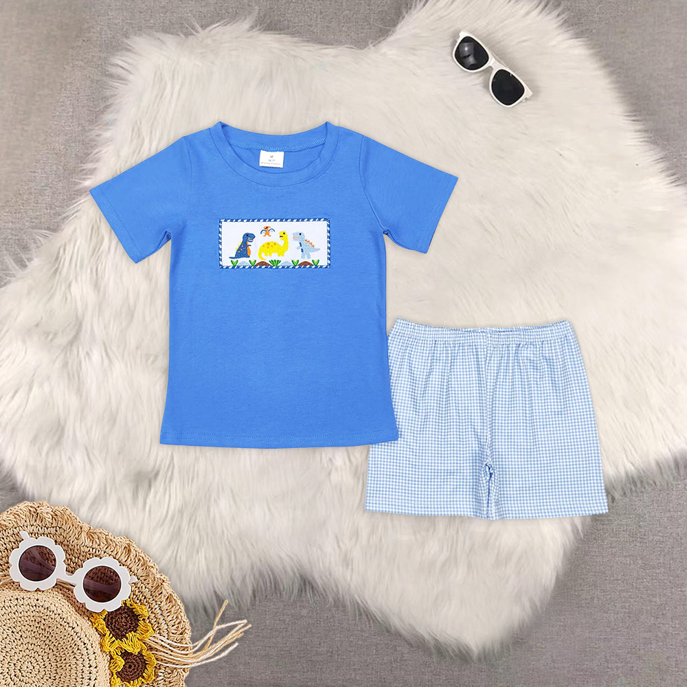 RTS NO MOQ baby Girls Clothes short sleeve shorts Sets
