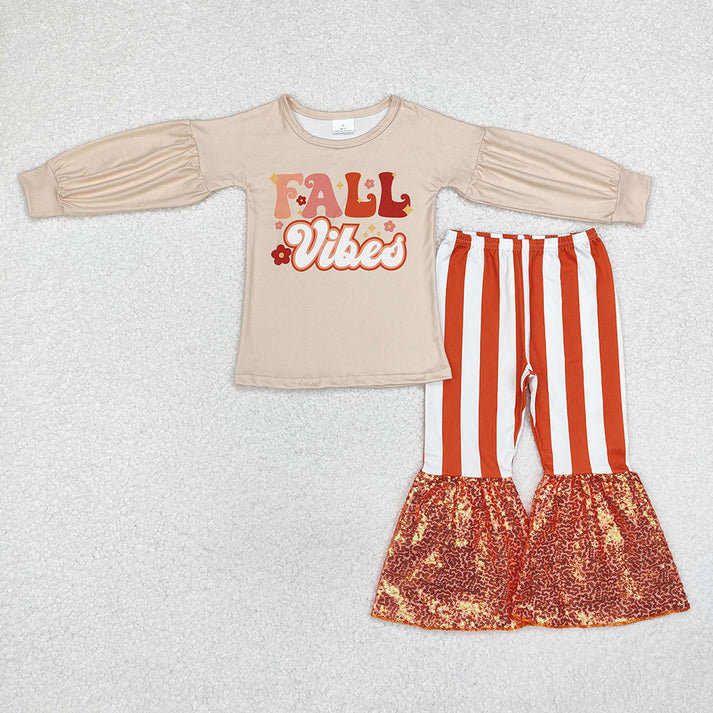 RTS NO MOQ Sibling baby girl clothes fall Halloween bow long sleeve pants Sets