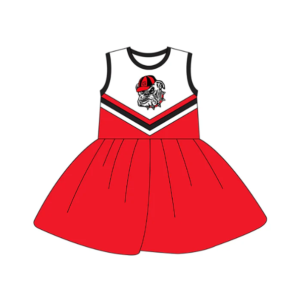 Deadline August 14 custom no moq  eta 6-7weeks Summer team red skirt