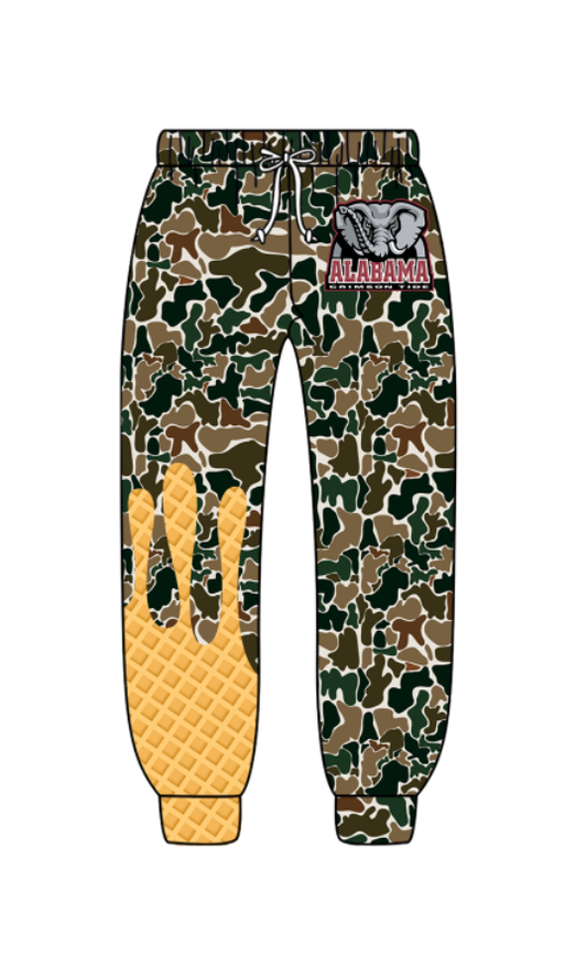 Custom moq 5 each style eta 6-7weeks adult clothes team camouflage long sleeve pant -25.8.25