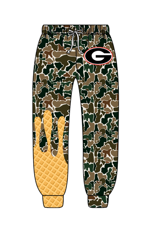 Custom moq 5 each style eta 6-7weeks adult clothes team camouflage long sleeve pant -25.8.25