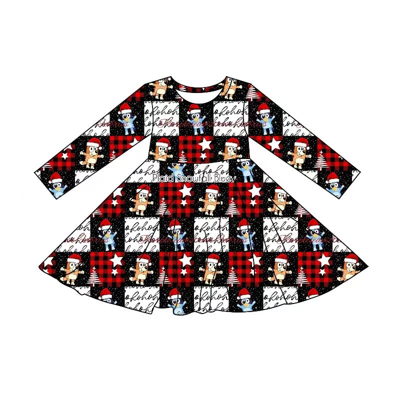 Deadline September 5  custom no moq  eta 6-7weeks Long sleeve three checkered skirt