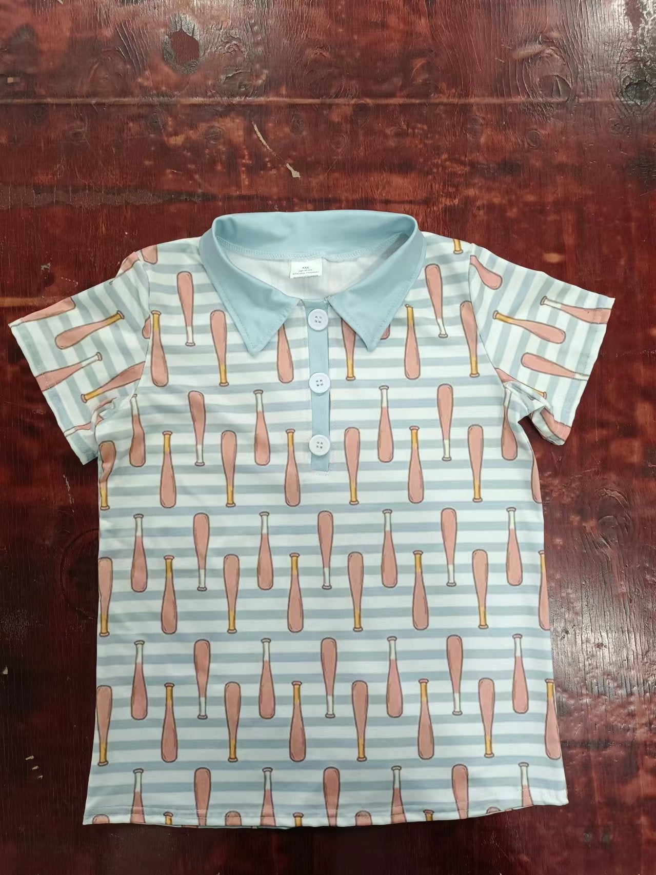 custom moq 5 eta 5weeks mix size baby boys clothes short sleeve Top