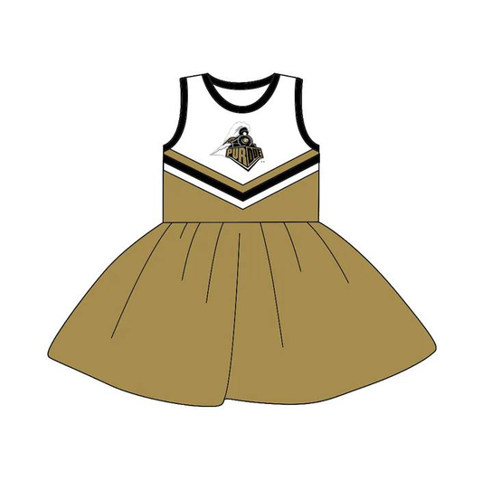 Custom moq 5 each style eta 6-7weeks baby girl clothes team khaki sleeveless dress-25.8.21