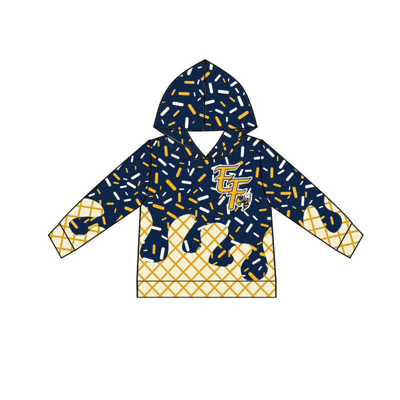 Custom Special character style hooded tops Beach