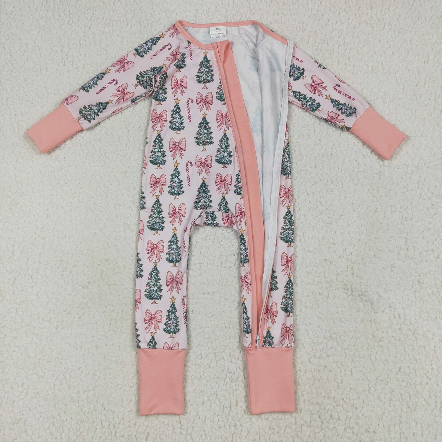 RTS NO MOQ Sibling Baby boy girls clothesChristmas long-sleeve rompers