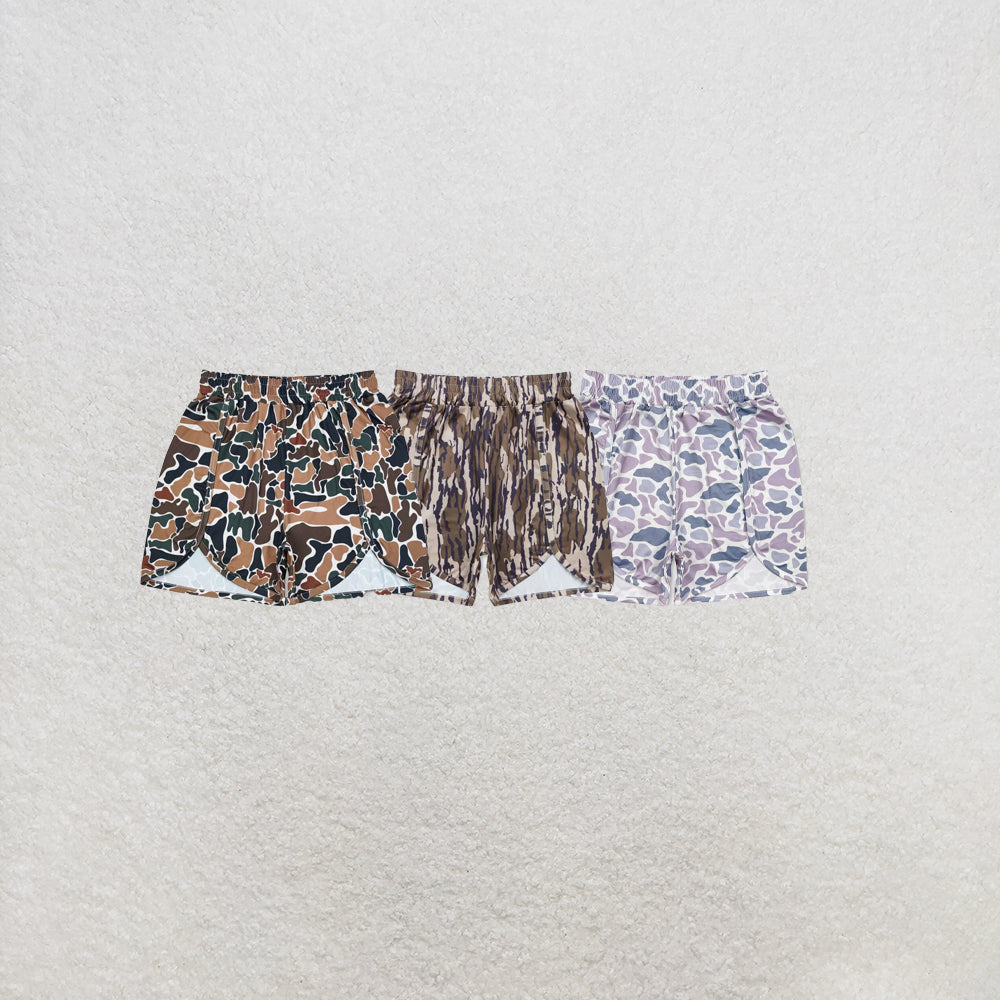 RTS NO MOQ Sibling Adult Women Summer Camo Bottoms Shorts