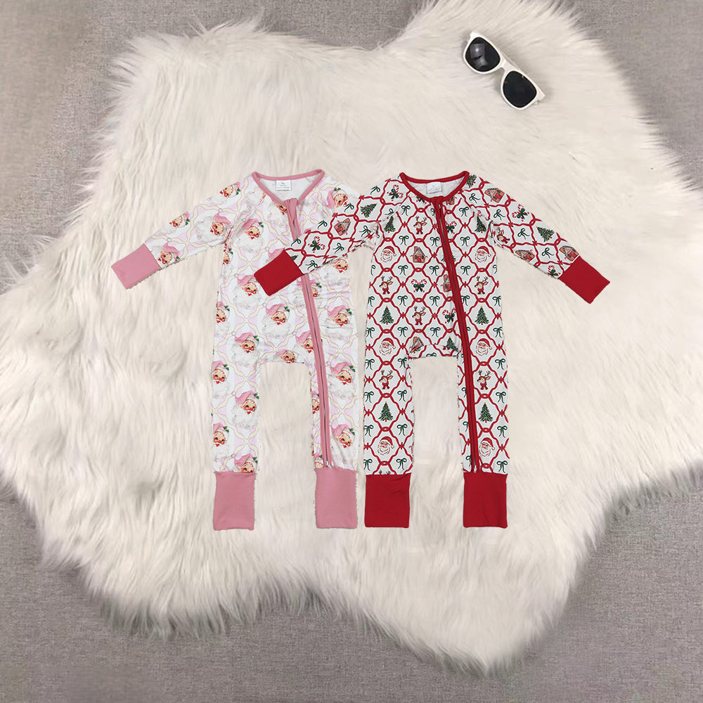 RTS NO MOQ Baby boy girl clothes Christmas halloween long Sleeve Romper Mixed Sizes