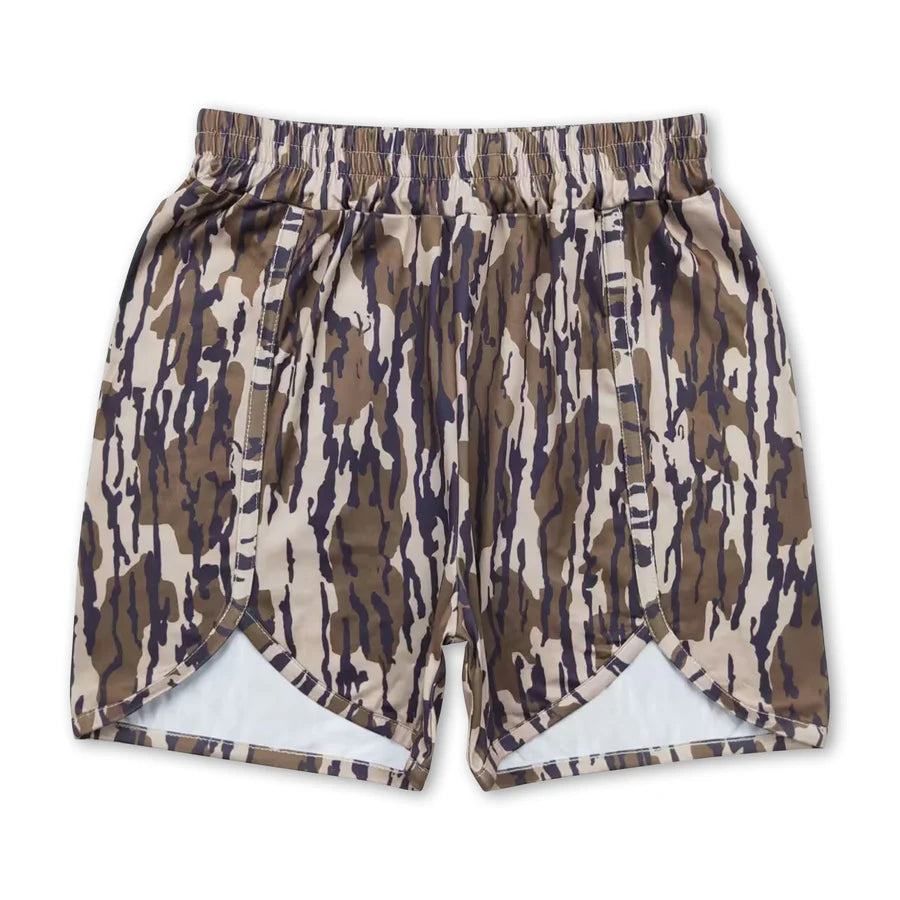 RTS NO MOQ Sibling Adult Women Summer Camo Bottoms Shorts
