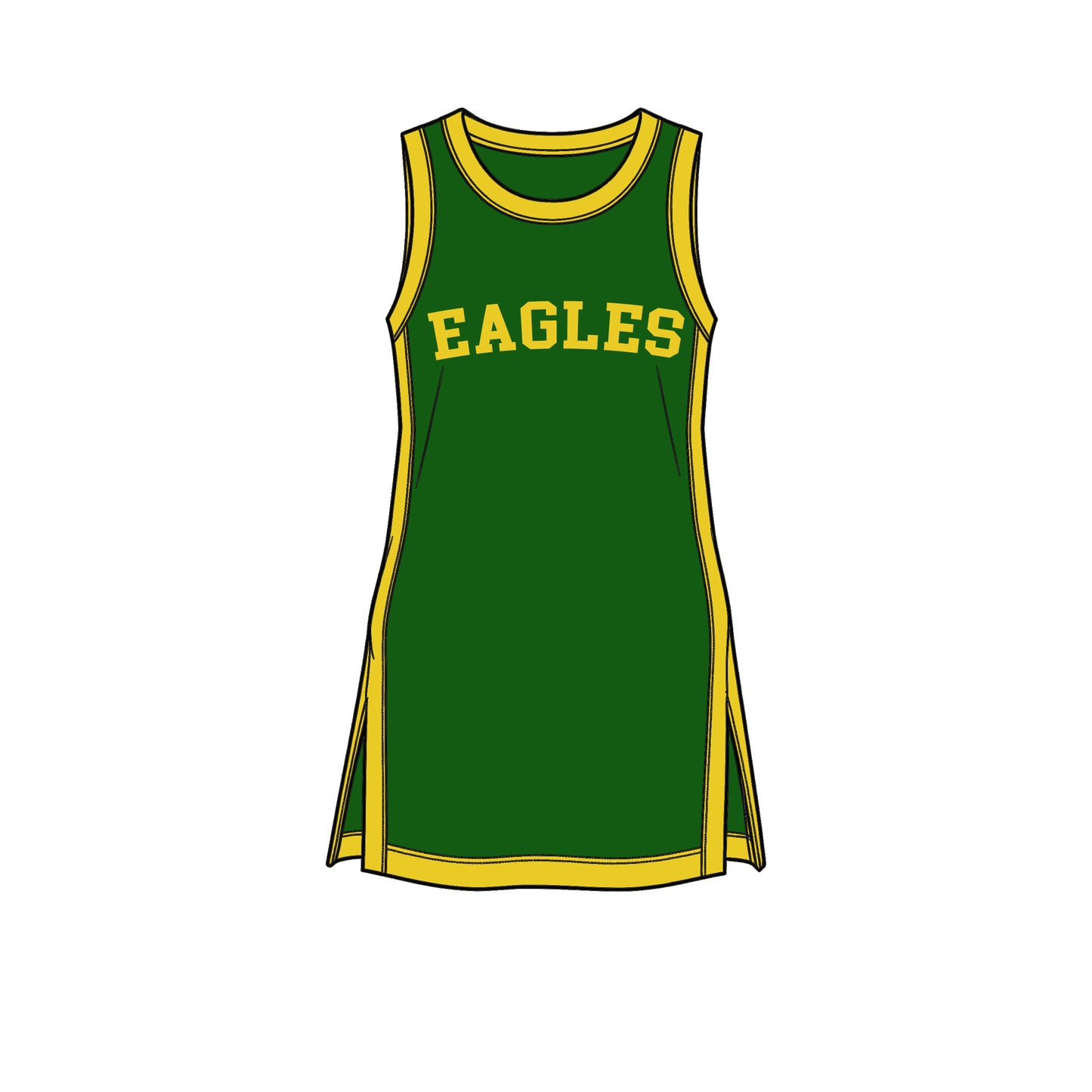 custom moq 5 mix size  XY072109 Baby Girls Letter Print Summer Casual Sleeveless Knee Length Team Dress