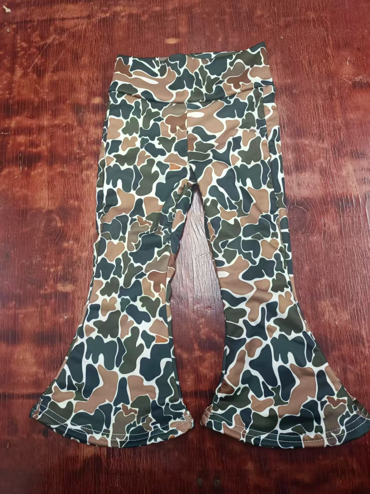 Custom moq 3 eta 6-7weeks baby girl clothes camouflage long Pants