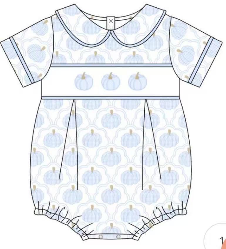 Custom moq 5 each style eta 6-7weeks baby girl clothes pumpkin short sleeve pants set 2 and brief set and rompers-25.8.9