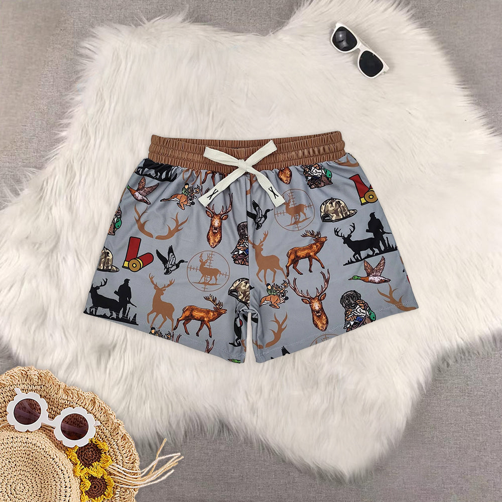 RTS NO MOQ baby boy clothes camouflage summer swim trunks