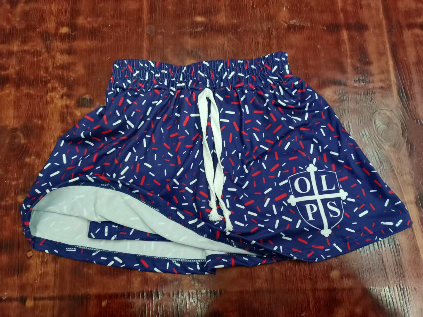 Custom moq 3 eta 6-7weeks team blue kids clothes girls skirt