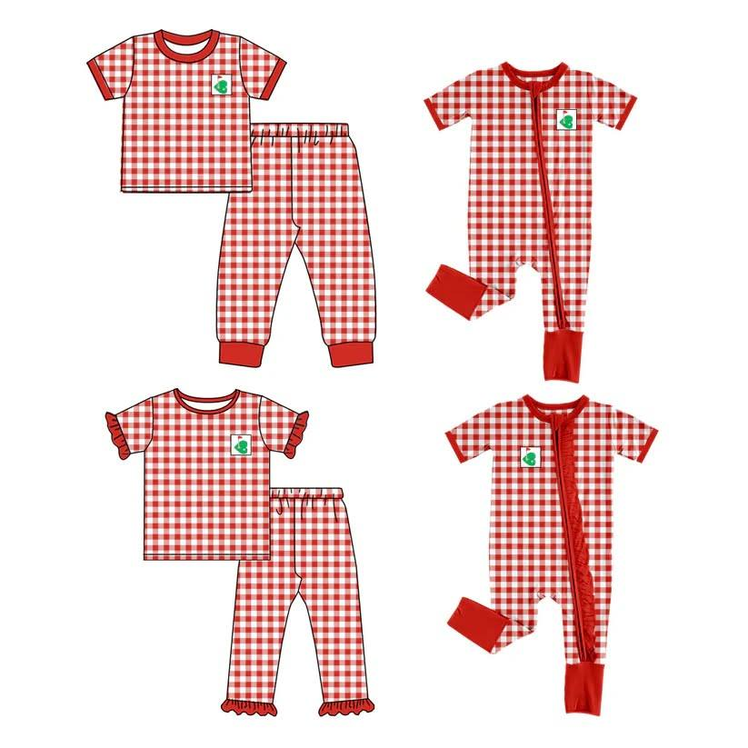 Custom moq 5 each style eta 6-7weeks baby girl clothes short sleeve pants set 2 and rompers 2-25.8.9
