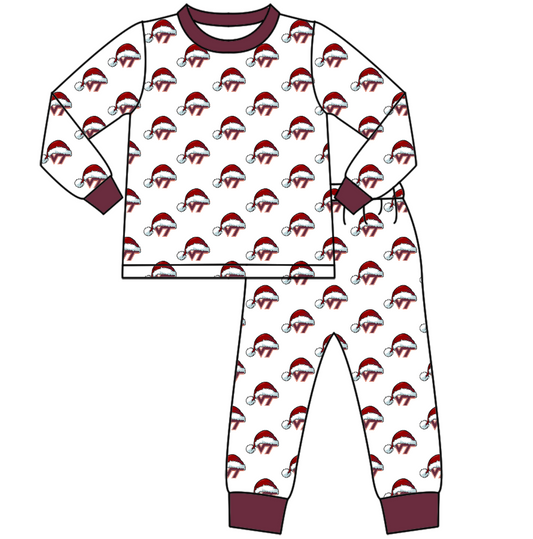 Custom moq 5 tat about 6-8 weeks Red letter team boys pajamas