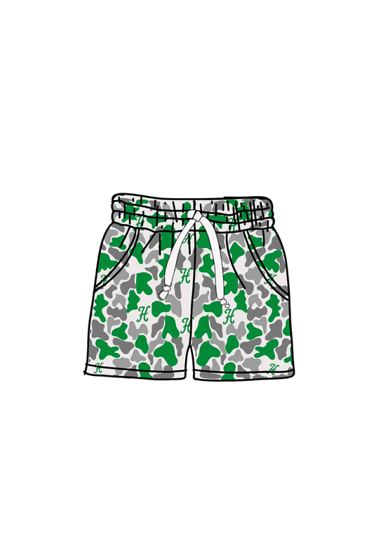 Custom moq 5 mix size baby girl clothes Camouflage Boy Summer Shorts