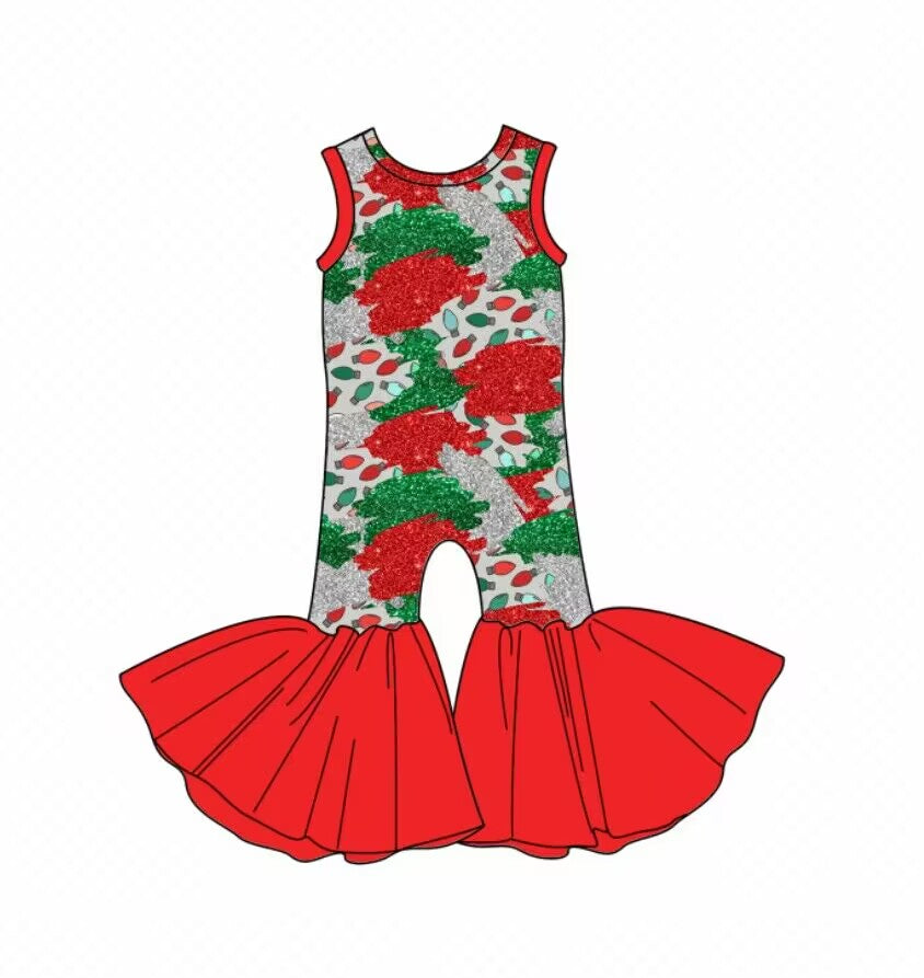 custom moq 5 eta 6-7weeks baby girls clothes sleeveless red Summer jumpsuit