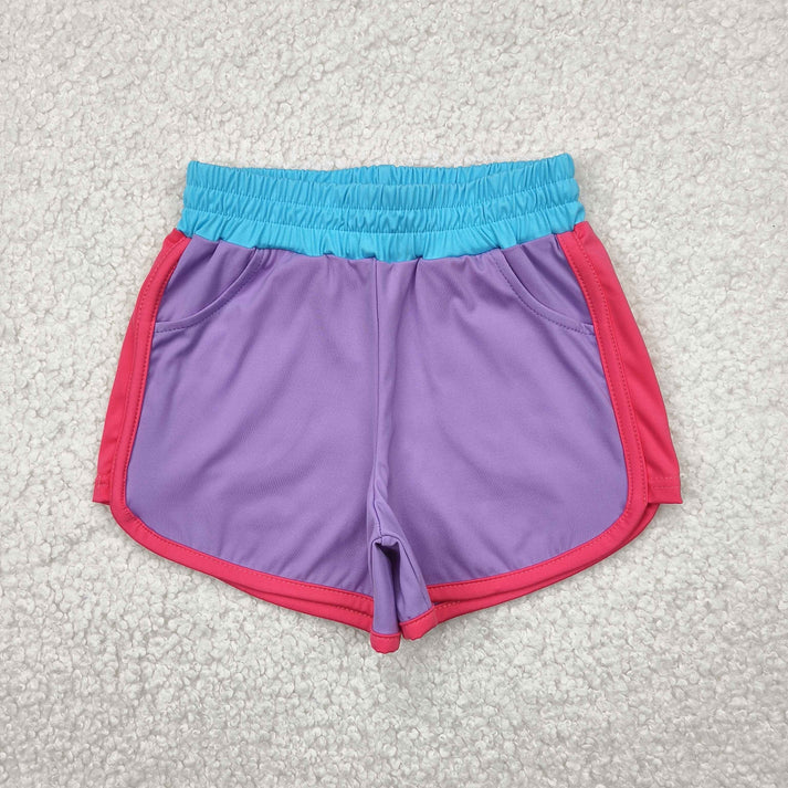 RTS Sibling baby girls clothes yoga solid color summer skirts shorts