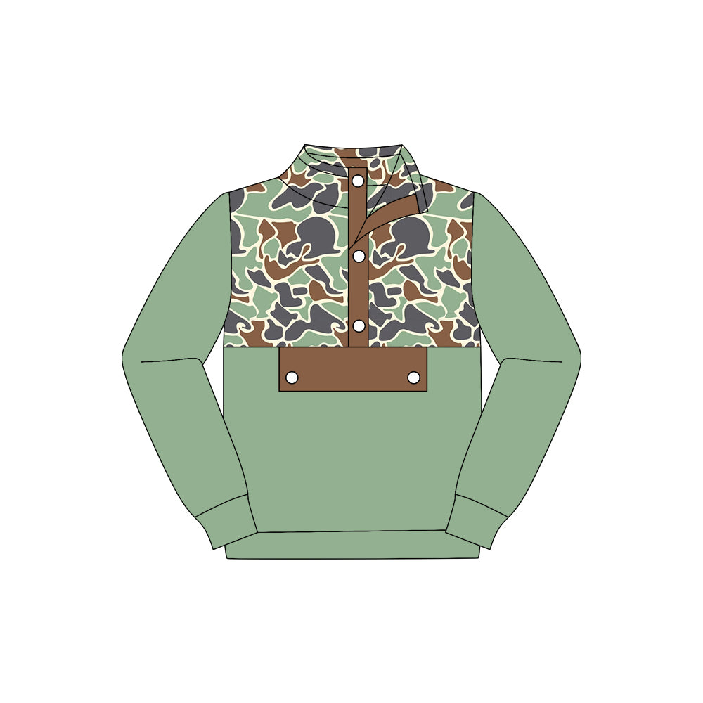 25.8.28 custom each style moq 5eta 4-6week Sibling Sister camouflage baby boy long sleeve top 6