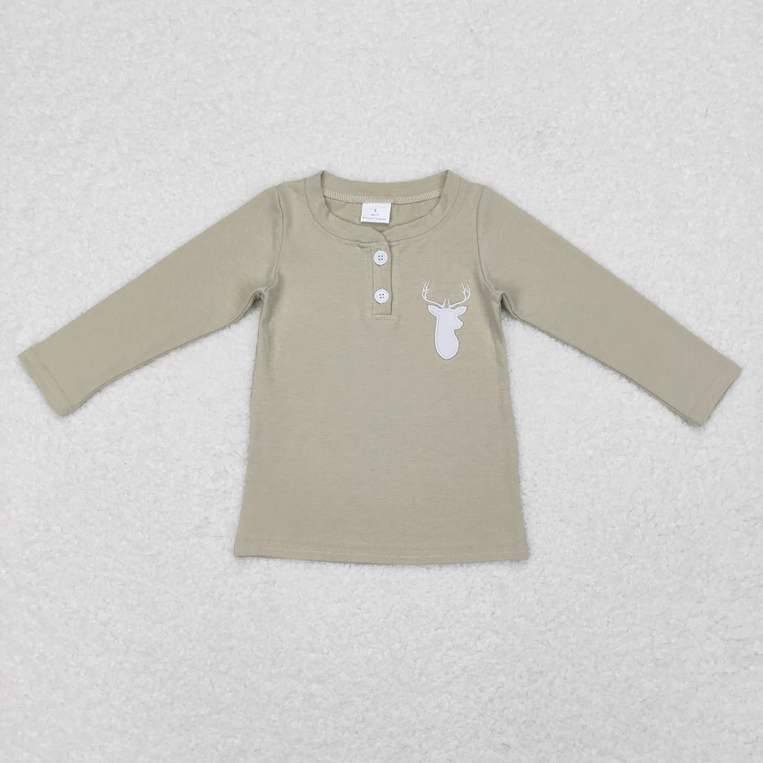 RTS NO MOQ Sibling baby boy girl clothes embroidery duck puppy long-sleeved tops