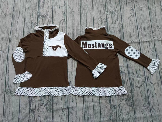 Custom moq 5 mix size milk silk summer teams baby girls clothes long sleeve top-25.8.26