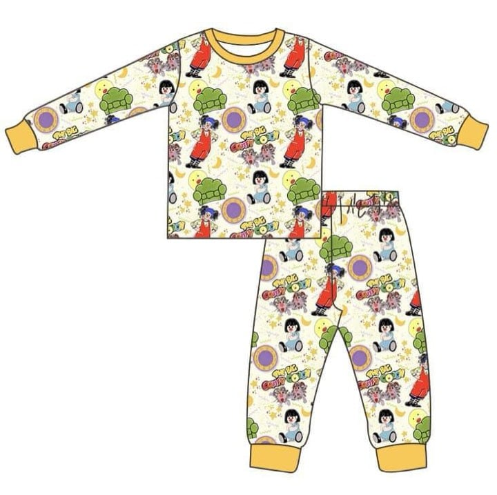 Deadline October 30 custom no moq eta 6-8weeks Sofa-Girls Beige Long Sleeve Suit