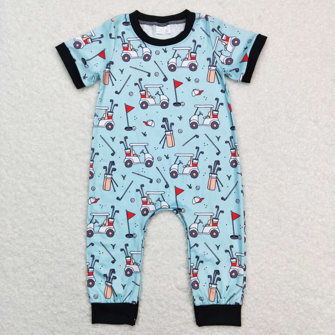 RTS NO MOQ Sibling baby boy clothes long sleeve top and romper