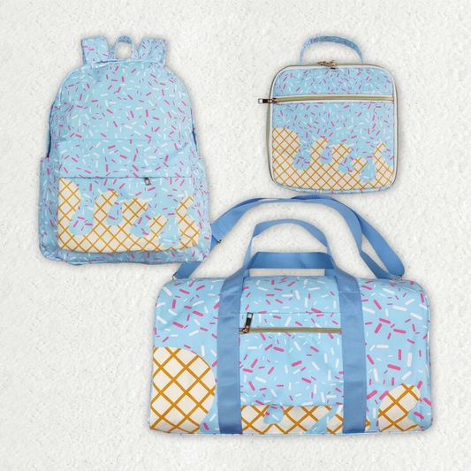 RTS NO MOQ baby kids clothes team blue kids backpack