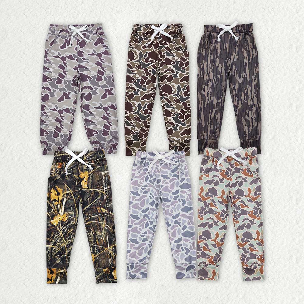 RTS NO MOQ Sibling Camouflage drawstring trousers