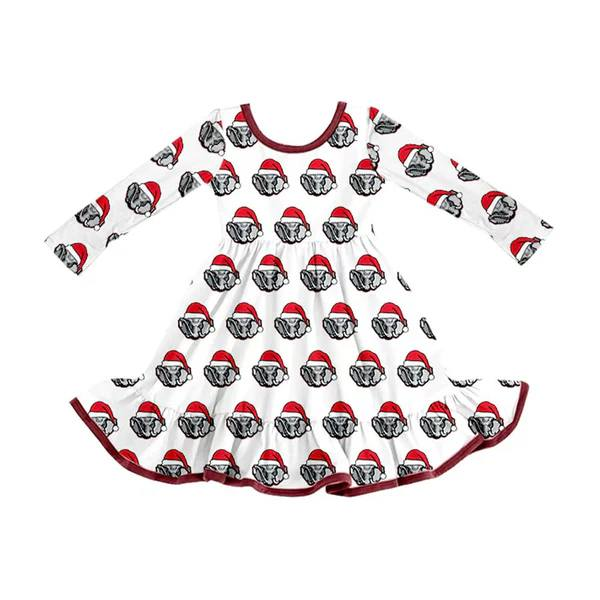 Custom moq 5 mix size milk silk summer teams baby girls clothes Christmas long sleeve pants sets and skirts sets and dress and hooded top and romper-25.8.15