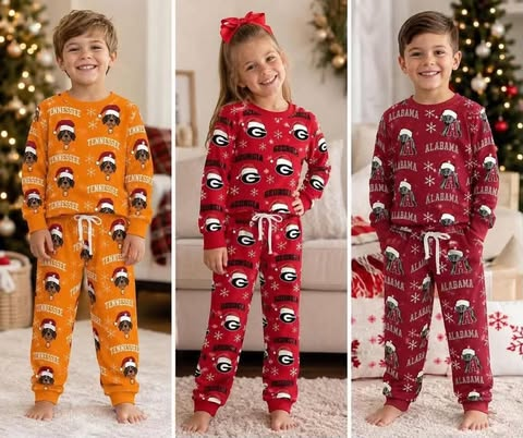custom moq 5 mix size LHGNDN0111 Baby Kids Christmas Long Sleeve Top Drawstring Jogger Pajama Set