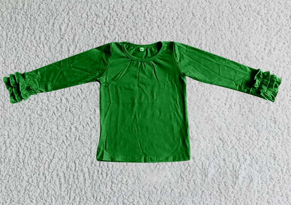 Custom moq 5 each style eta 6-7weeks baby girl clothes lace long sleeve tops 4-25.8.2