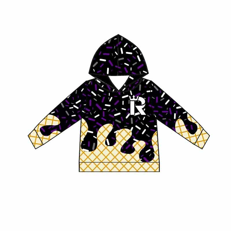 Custom moq 5 mix size milk silk  Adult Ice Cream Series Clothing
