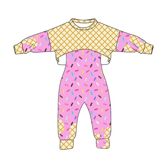 Custom summer teams baby girl clothes team purple long sleeve pants 2pc sets-25.8.4