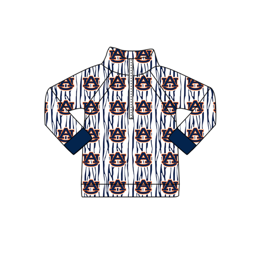 Custom moq 5 mix size milk silk summer team baby girls and boys clothes blue long sleeve top-25.10.30