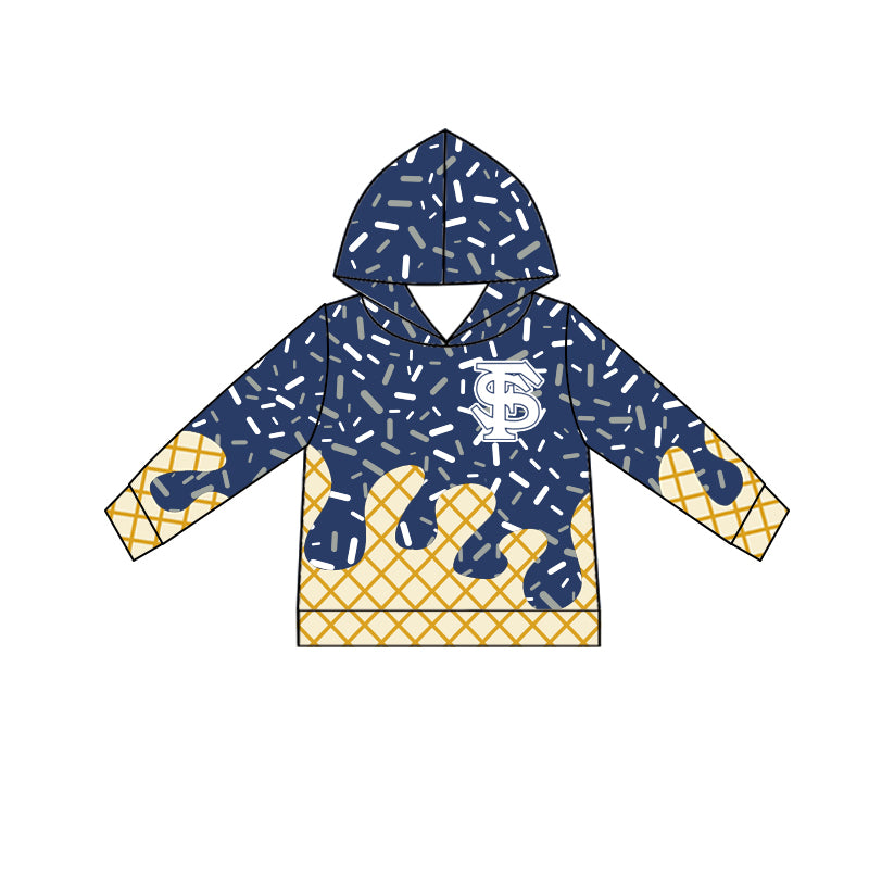 Custom Special character style tops and shorts dark blue Beach